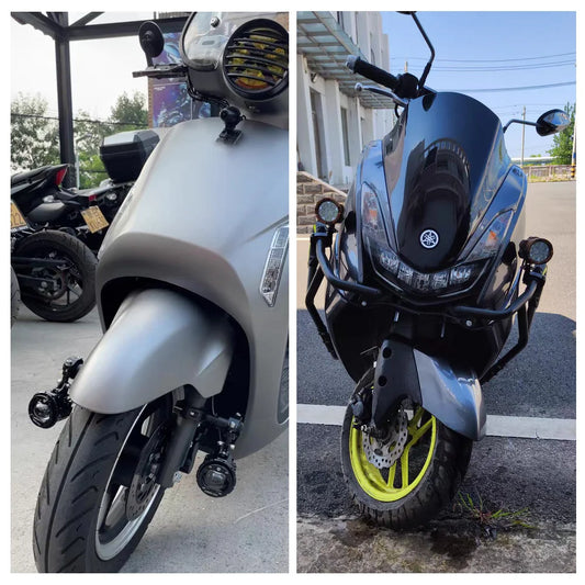 Motorcycle Crash Bars Foglights Mounting Bracket Motorbike Highway Bar Driving Light Mount Crash Bars Spotlight Mount Clamp