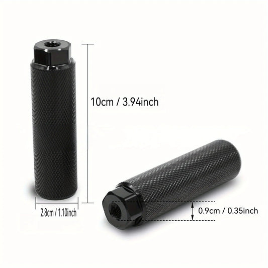 Anti - slip upgraded BMX bike pedals, wear - resistant and anti - slip footrests, mountain bike off - road pedals.