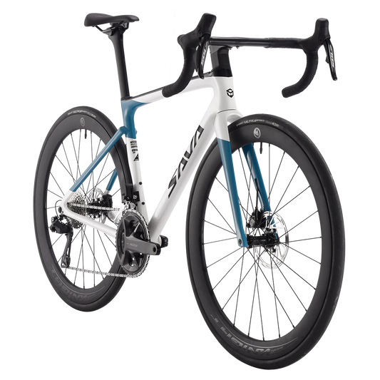 SAVA 2025NEW HAWKEYE SLR7 Carbon Fiber Road Bike with Shimano 105 DI2 R7170 Component Hydraulic Discs, Complete Adult Racing Set