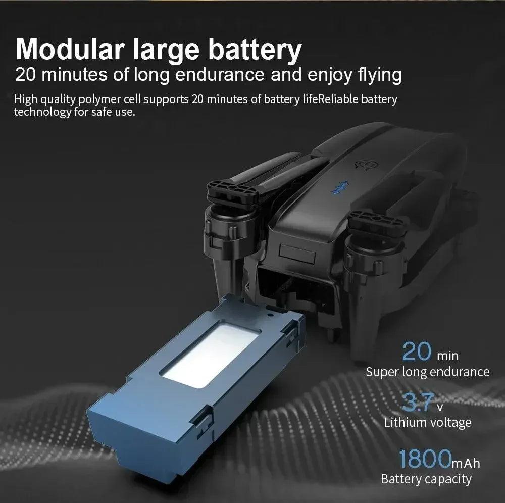 E99 Pro Drone Quadcopter Remote Control Handle Four Axis Aircraft HD 6K Photography UAV Altitude Fixation Helicopter Toys - MANDOTOS