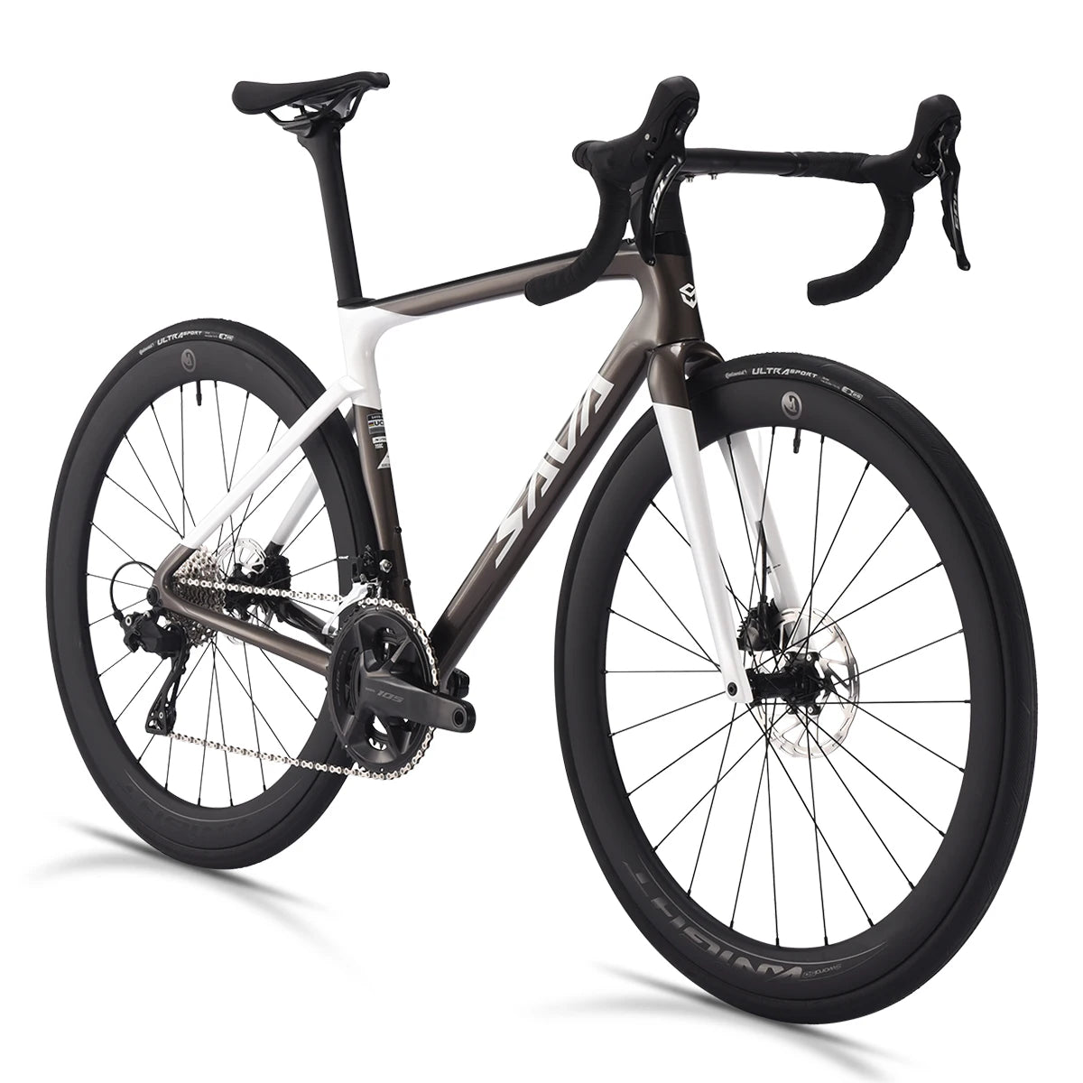 SAVA HAWKEYE Carbon Road Bike with SHIMAN0 105 7120 Kit T800 Carbon Road Bike Race Bike Aluminum Wheels