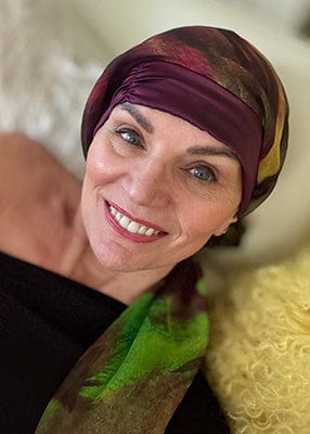 Fine Art Headscarf - Wine