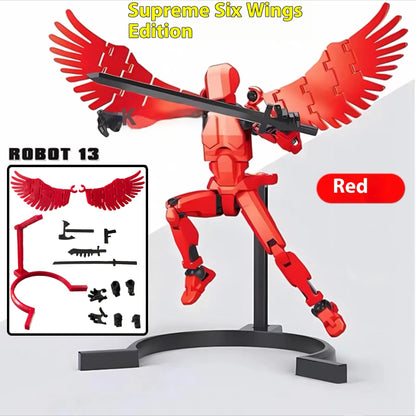 Updated And Hot-sale Multi-Jointed Movable Shapeshift Robot 3D Printed Mannequin Dummy Action Model Doll Toy Kid Gift - MANDOTOS