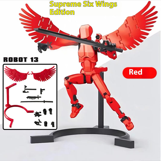 Updated And Hot-sale Multi-Jointed Movable Shapeshift Robot 3D Printed Mannequin Dummy Action Model Doll Toy Kid Gift - MANDOTOS