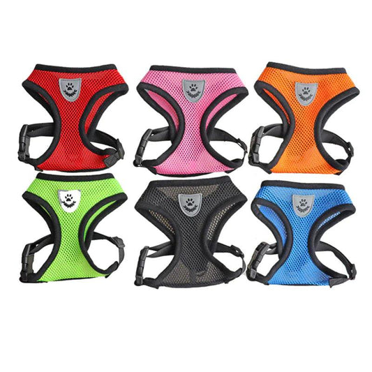 Adjustable Reflective Pet Harness with Leash - MANDOTOS