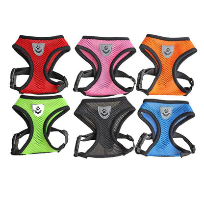 Adjustable Reflective Pet Harness with Leash - MANDOTOS