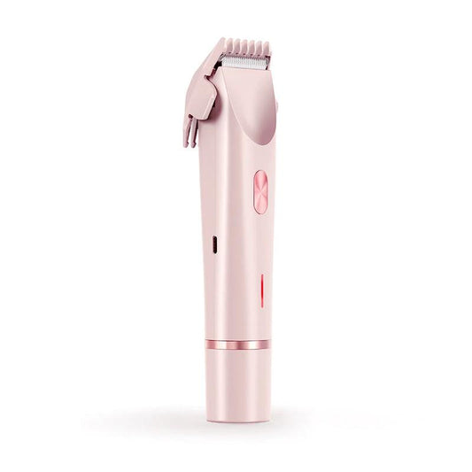 Ancient Energy 2-in-1 women's electric hair remover and shaver with double heads for body and private area, wet and dry use.
