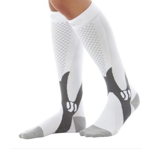 Ancient Energy athletic compression socks for men and women, designed to boost stamina and improve circulation during activity.