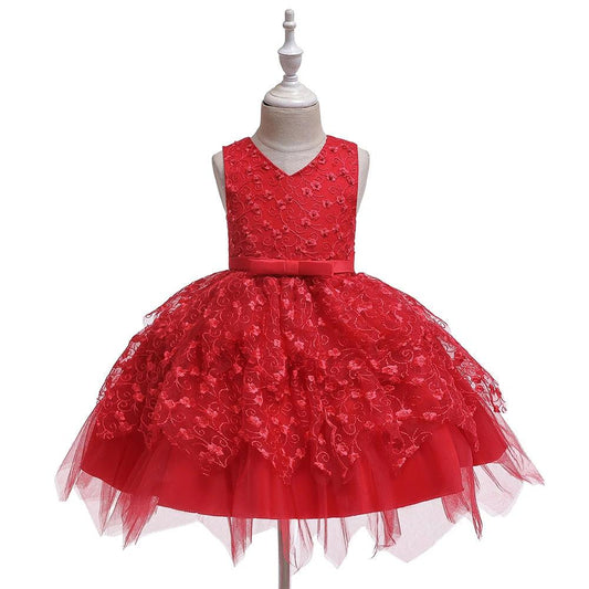 Baby girl kindergarten dress by Ancient Energy, featuring a cute, comfortable design for middle and small children.