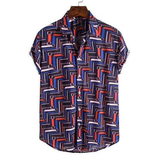 Ancient Energy men's casual polo shirt, cool streetwear style, short sleeve design in a relaxed fit, ideal for everyday wear.