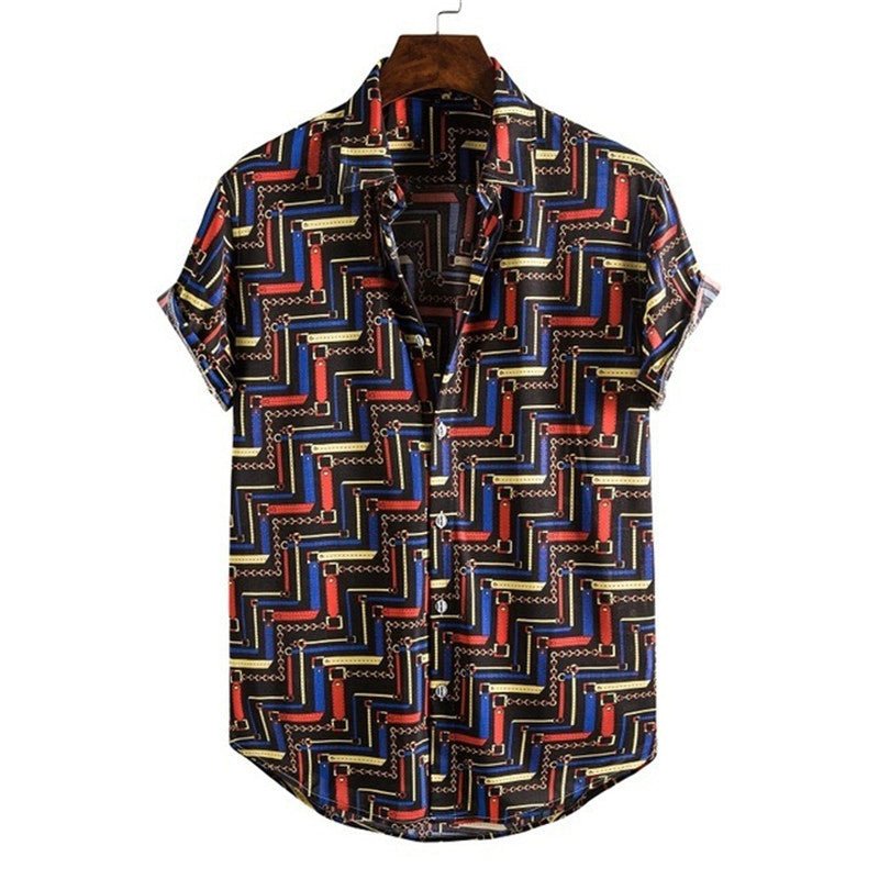 Ancient Energy men's casual fashion polo shirt, cool streetwear style with a classic fit and short sleeves.