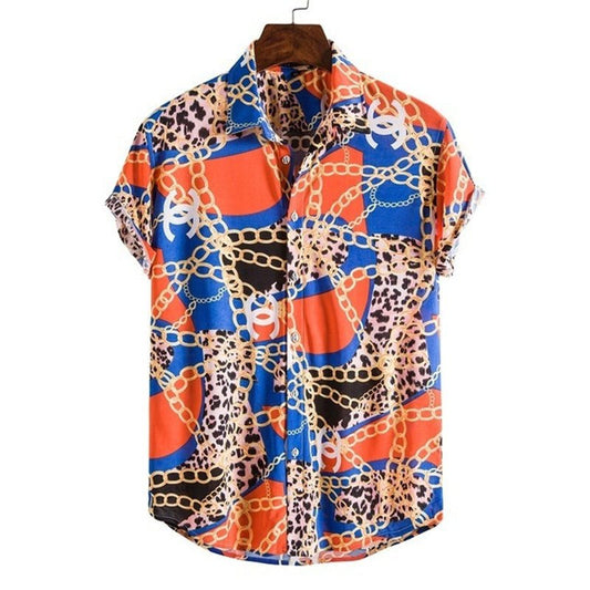 Ancient Energy men's fashion polo shirt, casual cool streetwear style, with a classic collar and short sleeves, in a versatile design.