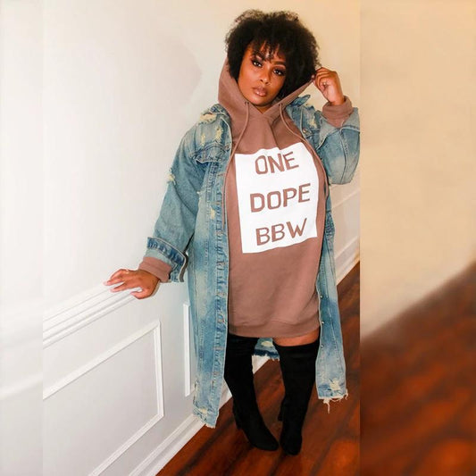 Plus size hooded hoodie for women by Ancient Energy, featuring a comfortable, oversized fit and casual design.
