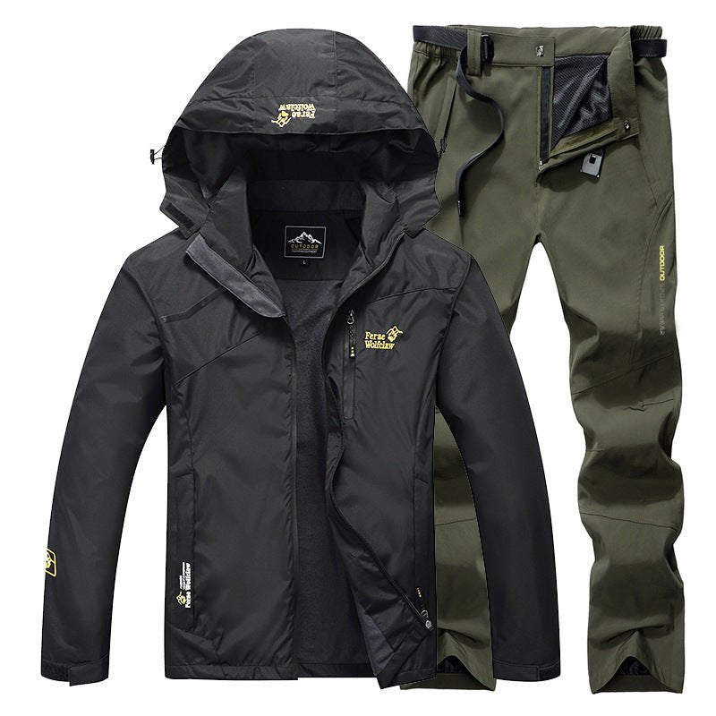 Men's spring and autumn fishing suit by Ancient Energy, lightweight and thin fishing clothing for outdoor anglers.