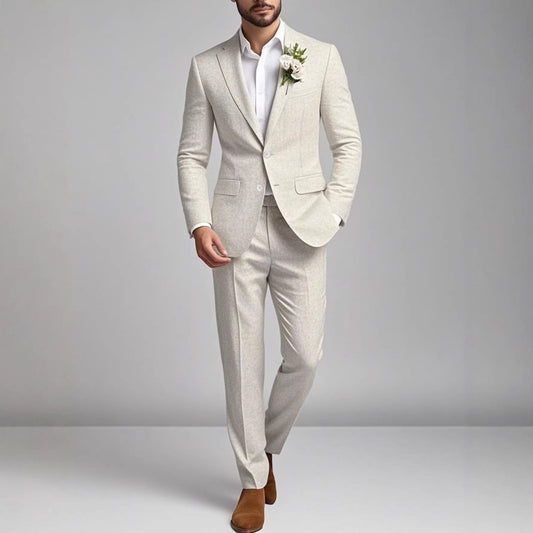 Men's fashionable suit by Ancient Energy, suitable for balls and banquets, featuring a tailored design and elegant style.