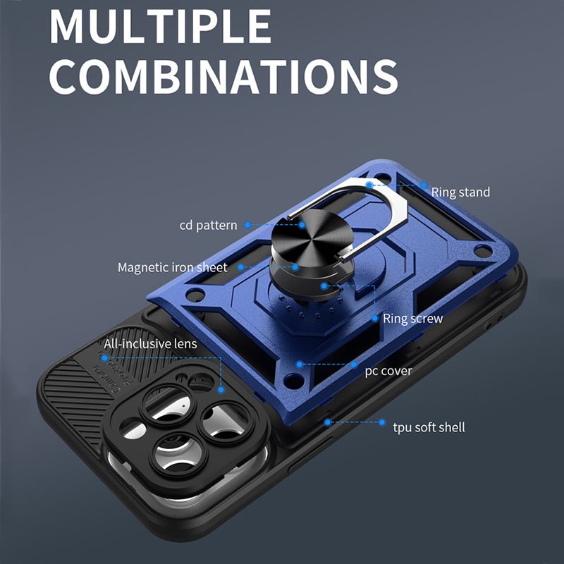 Ancient Energy military shockproof phone case with camera lens protection, rugged design for durable smartphone protection.
