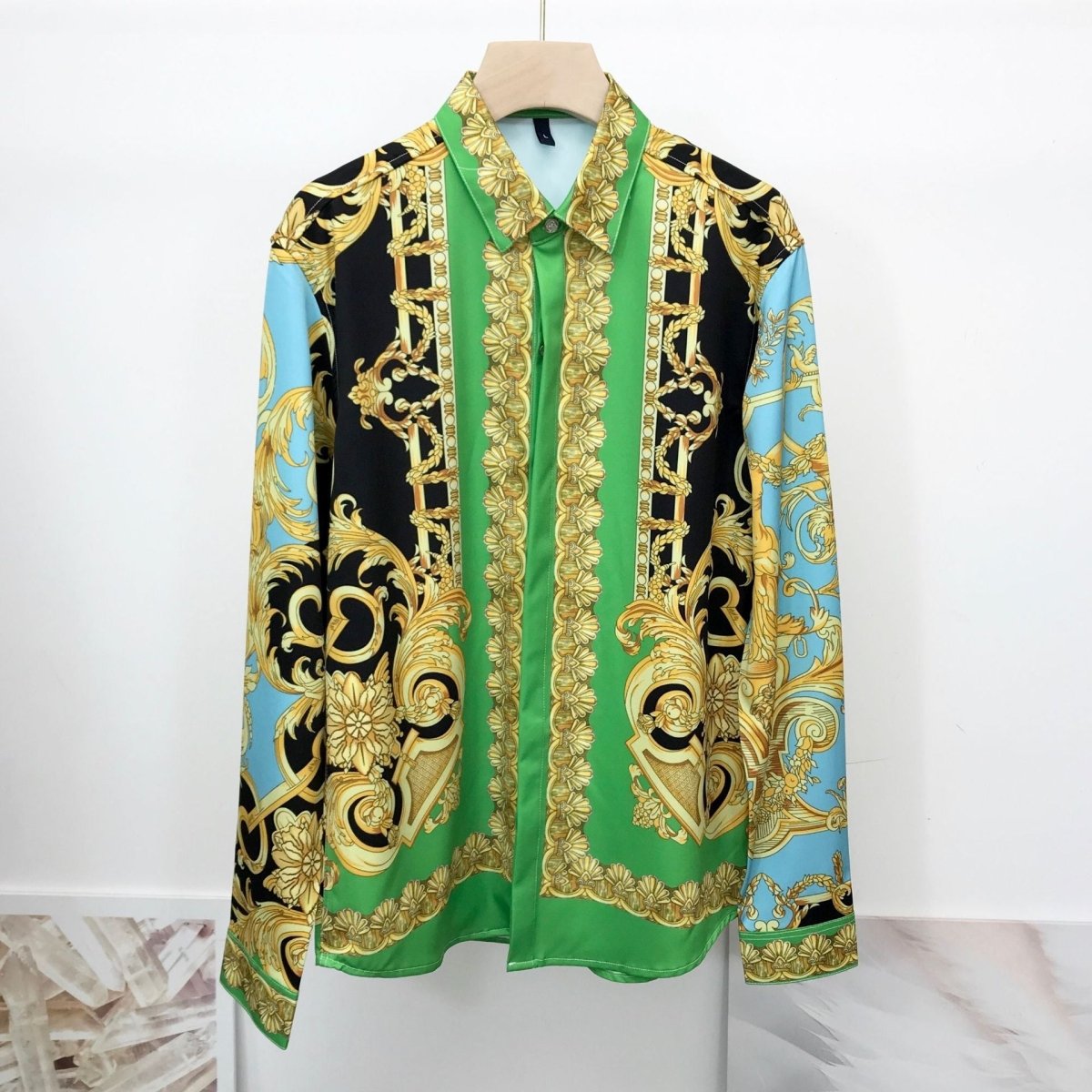 Thin unisex shirts with Palace Yan pattern from Ancient Energy, featuring personality-inspired printed design, suitable for men and women.