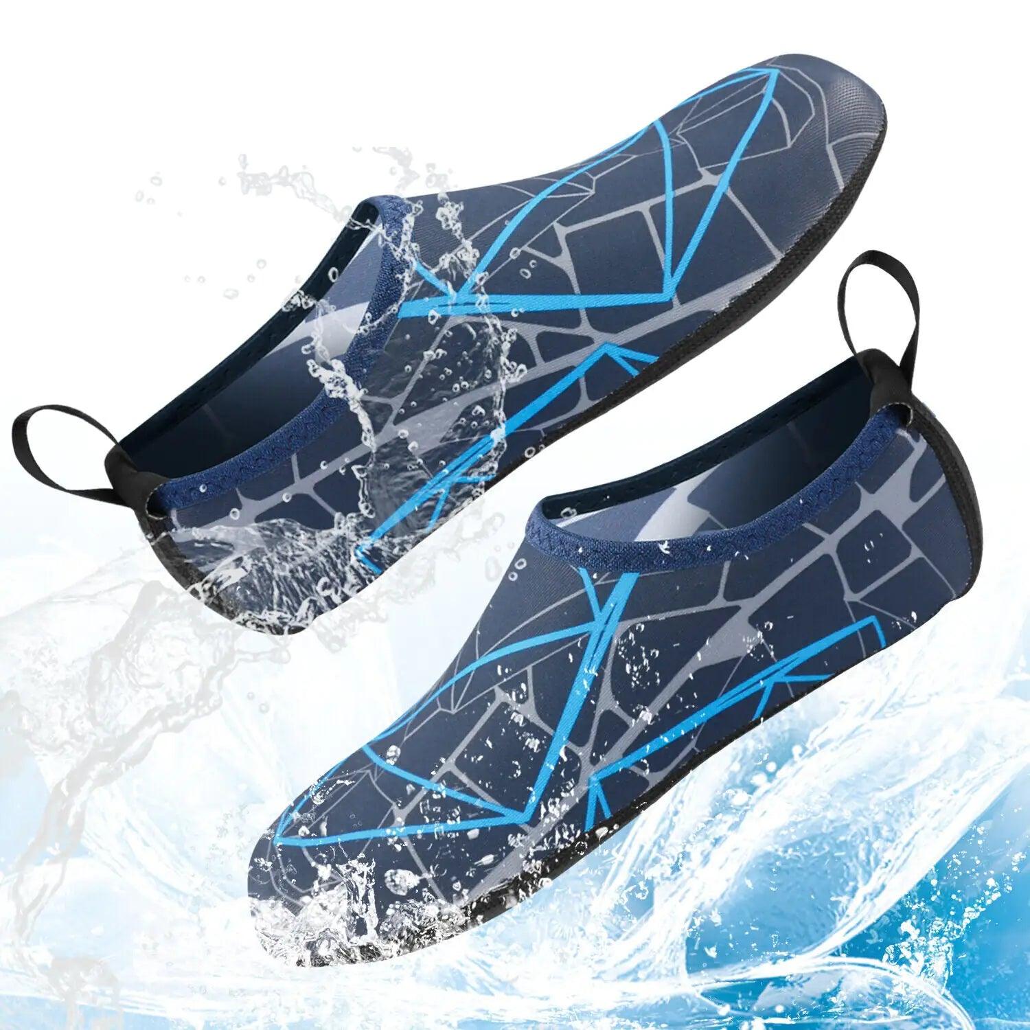 AquaFlex Unisex Water Shoes - Quick-Dry Beach Yoga Swim Socks - MANDOTOS