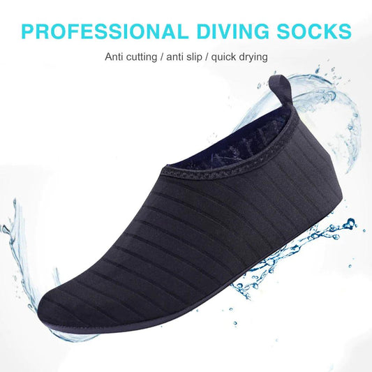 AquaFlex Unisex Water Shoes - Quick-Dry Beach Yoga Swim Socks - MANDOTOS