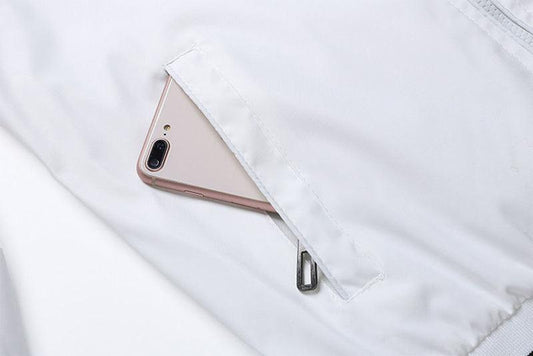 Autumn and Winter Men's Stand Collar Casual Zipper Jacket Outdoor Sports Coat Windbreaker Jacket for Men Waterproof Bomber - MANDOTOS