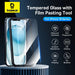 Baseus Tempered Glass for iPhone 16 Pro Max Plus Screen Protector for iPhone 15 14 13 12 11 Pro Max Clear Edge Anti-Peeping Film - MANDOTOS