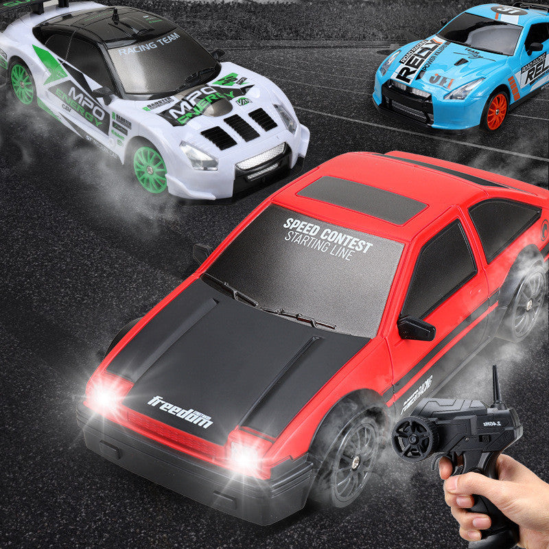 2.4G Drift Rc Car 4WD RC Drift Car Toy Remote Control GTR Model AE86 Vehicle Car RC Racing Car Toy For Children Christmas Gifts - MANDOTOS