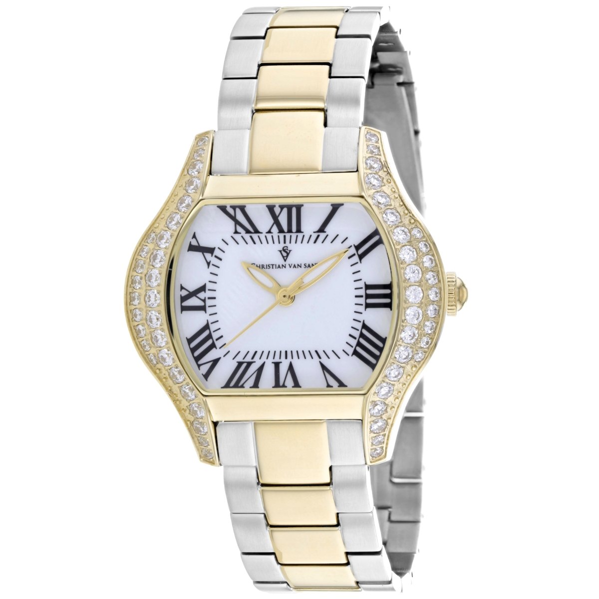 Christian Van Sant Bianca women's watch with a sleek design and silver-tone case, showcasing a stylish timepiece for women.