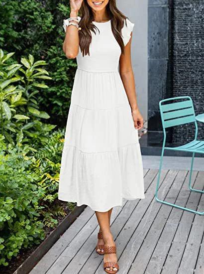 BohoChic Midi Dress - MANDOTOS