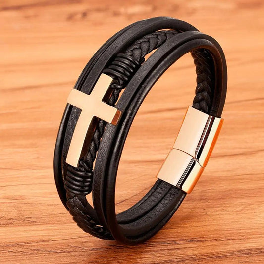 Bonded Love Leather Bracelet - MANDOTOS