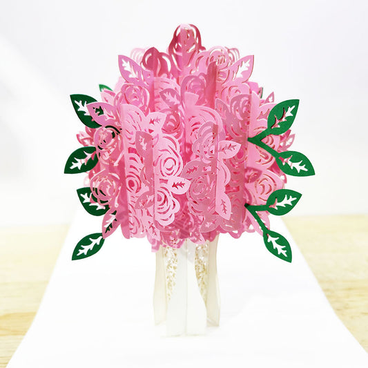 3D Engagement Cards Lovers Wedding Invitation Greeting Cards Laser Cut Valentine's Day Gift Anniversary Card Wholesale - MANDOTOS