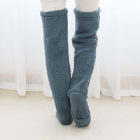 Cozy Winter Knee-High Fuzzy Socks for Cold-Proof Comfort - MANDOTOS0