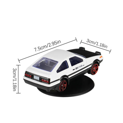 Car AE86 Drift Rotating Ornaments Auto Dashboard Turning AE86 Racing Model Deco Car Interior Classic Center Console Decoration - MANDOTOS