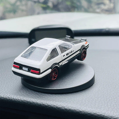 Car AE86 Drift Rotating Ornaments Auto Dashboard Turning AE86 Racing Model Deco Car Interior Classic Center Console Decoration - MANDOTOS