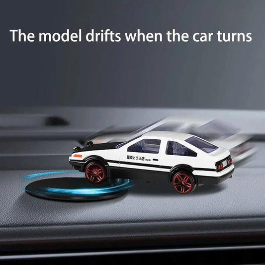 Car For lightning mcqueen Drift Rotating Ornaments Auto Dashboard Turning AE86 Model Deco Car Center Console Decoration - MANDOTOS