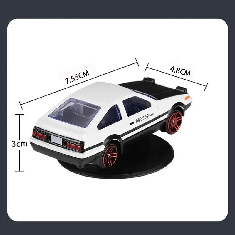 Car For lightning mcqueen Drift Rotating Ornaments Auto Dashboard Turning AE86 Model Deco Car Center Console Decoration - MANDOTOS