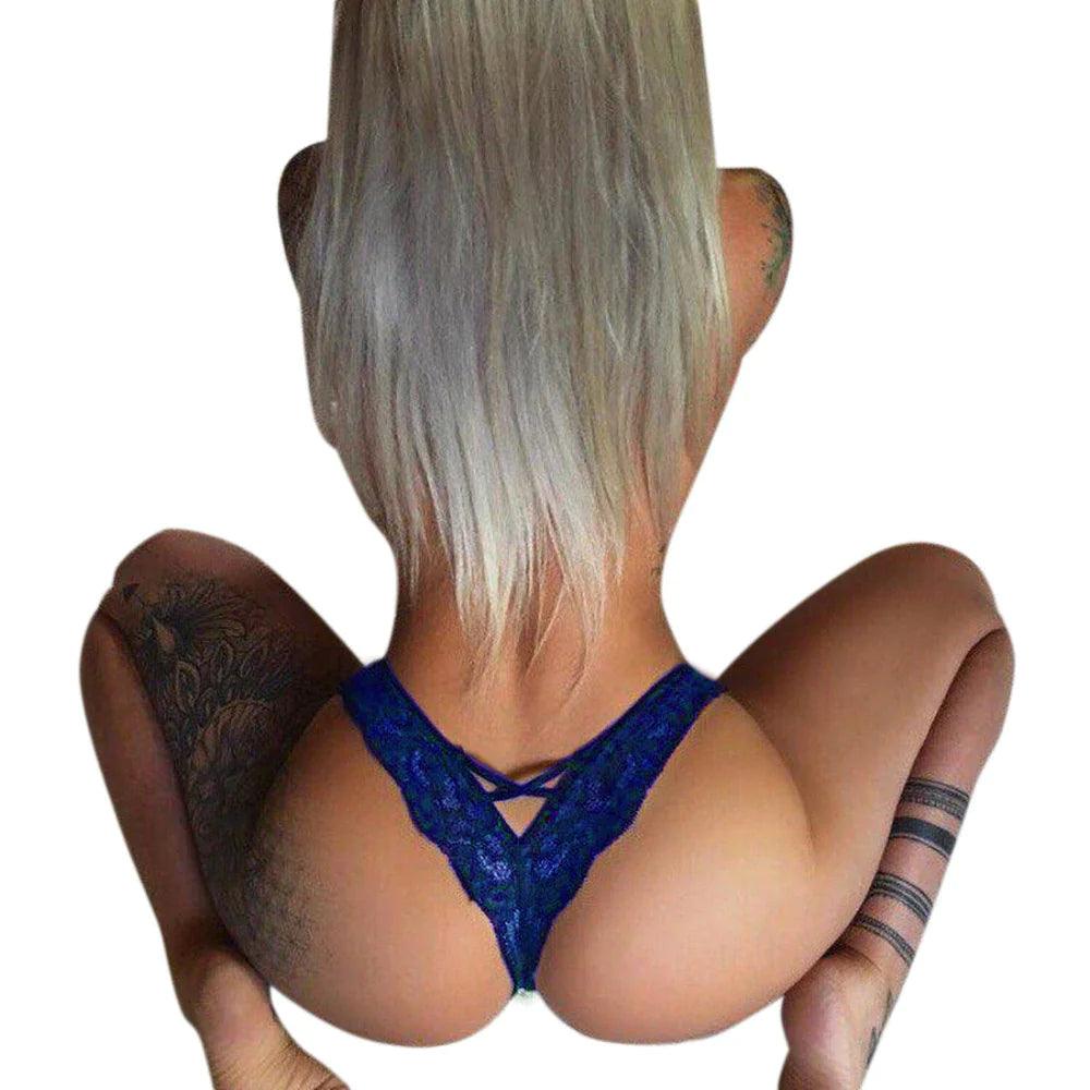 Chic 4-Pack Lace G-String Panties for Women - MANDOTOS