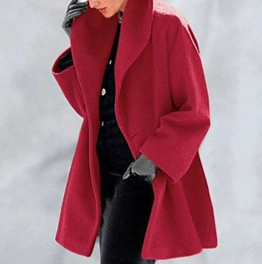 Chic Multi-Shade Oversized Cardigan - MANDOTOS