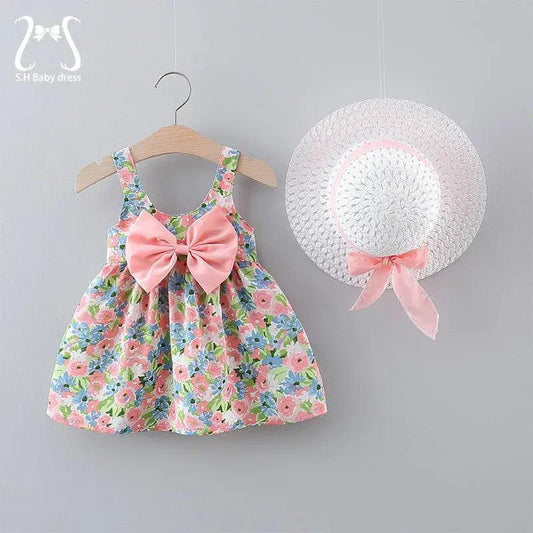 Chic Toddler Girl Summer Duo Dresses - MANDOTOS