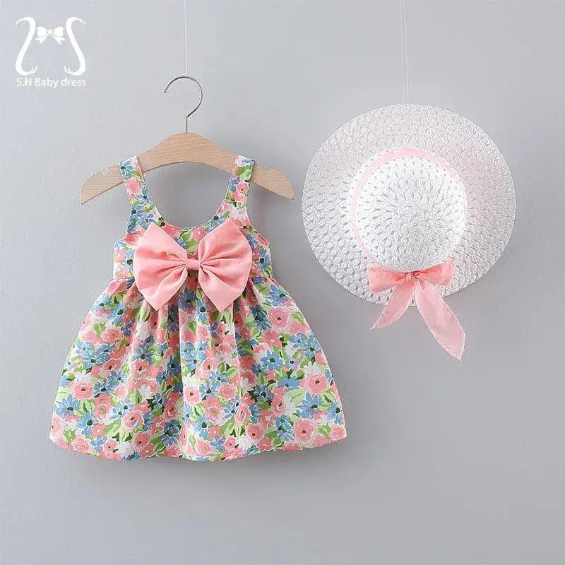 Chic Toddler Girl Summer Duo Dresses - MANDOTOS
