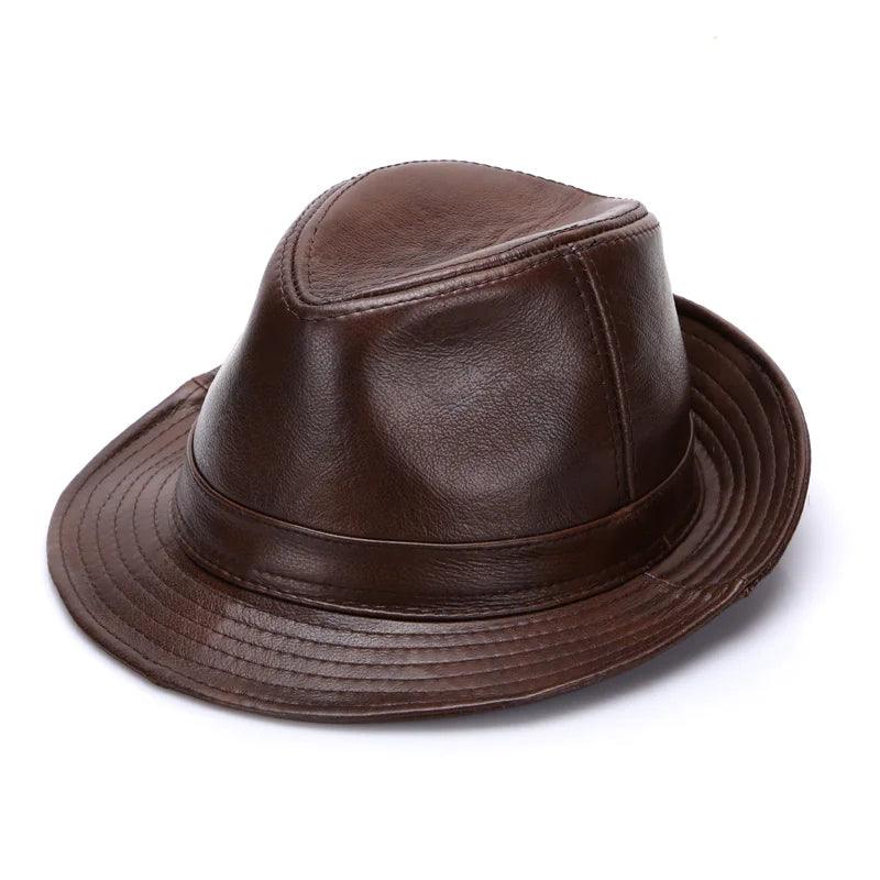 Classic Leather Cap - MANDOTOS