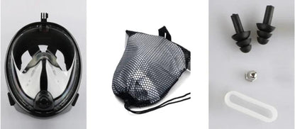 ClearView Full Face Snorkel Mask - MANDOTOS