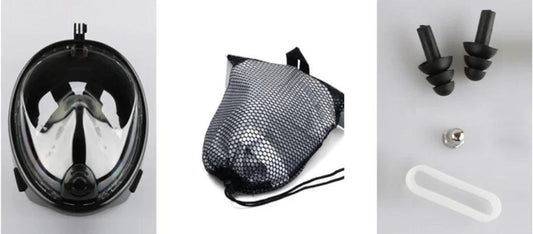 ClearView Full Face Snorkel Mask - MANDOTOS