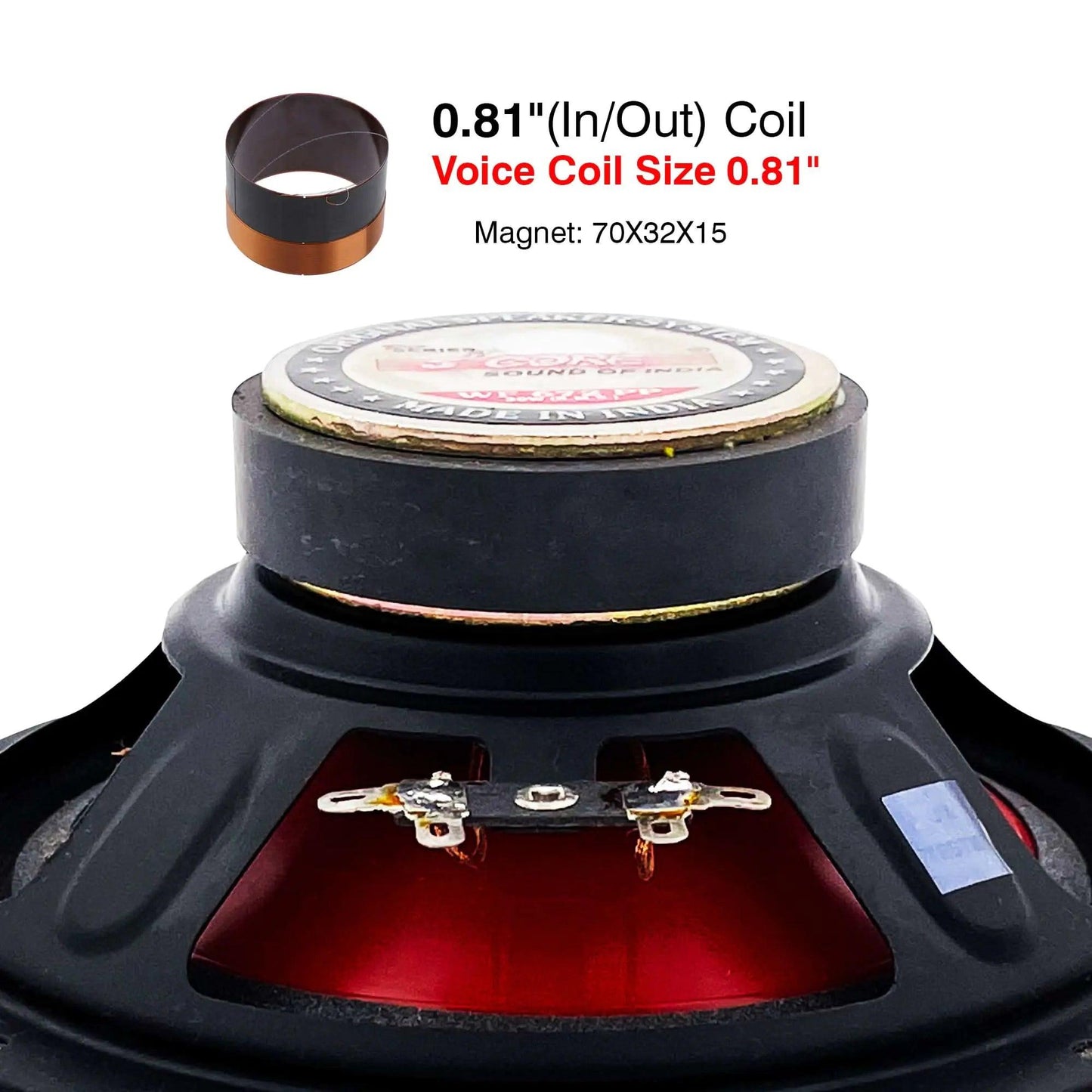 CoreBass 6 Inch 300W Car Subwoofer - MANDOTOS