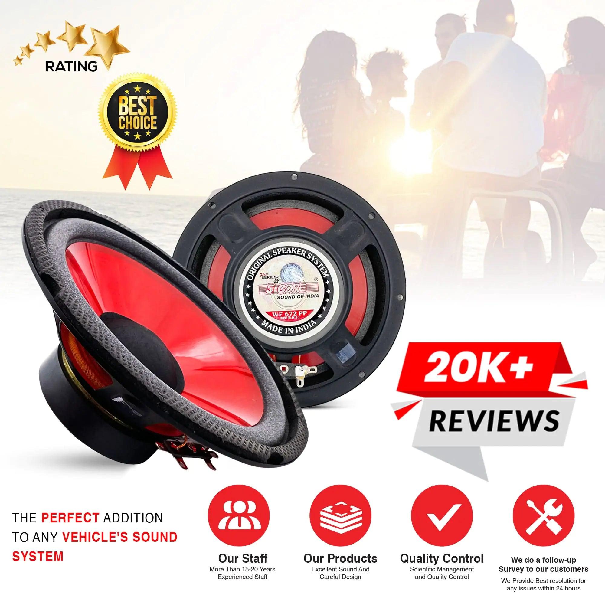 CoreBass 6 Inch 300W Car Subwoofer - MANDOTOS