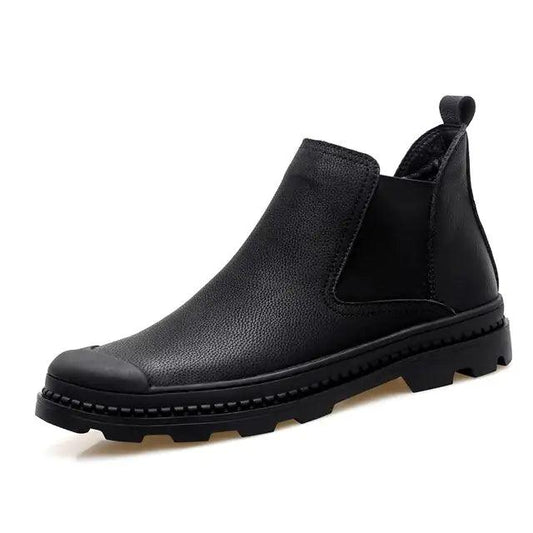Mandotos cozy leather footwear in a stylish, comfortable design featuring smooth leather and a classic silhouette.