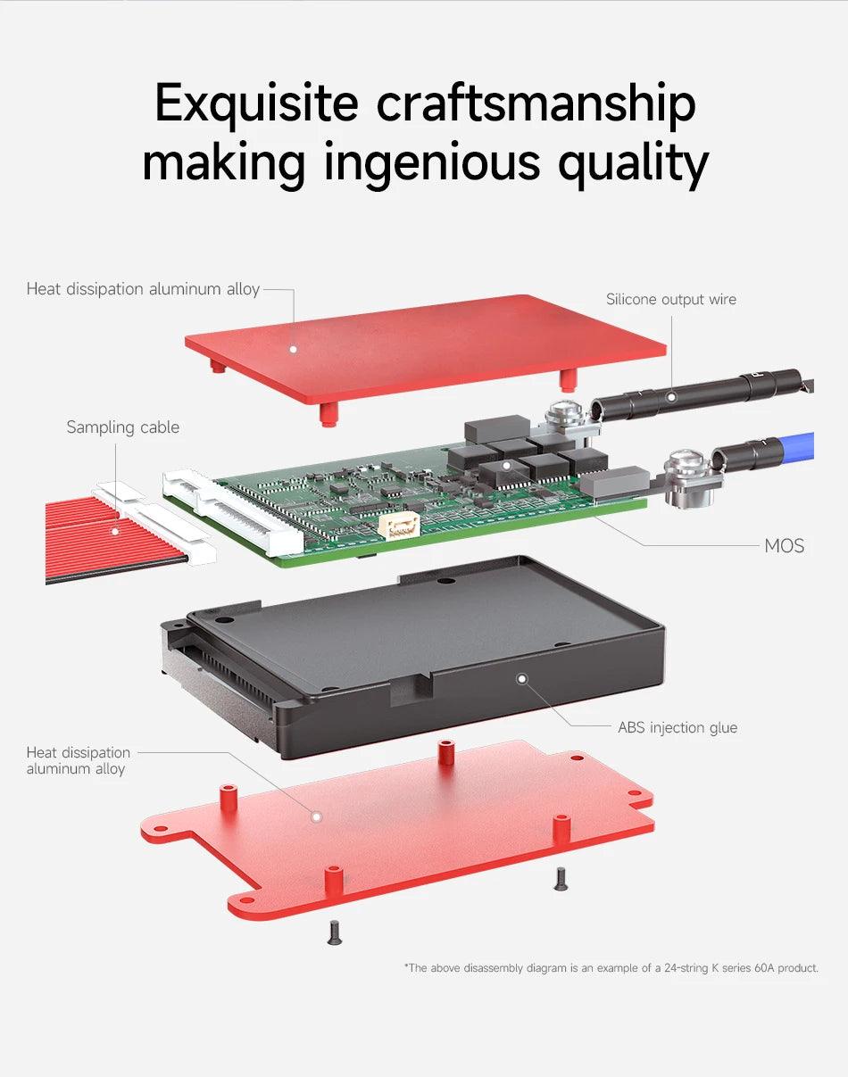 DALY BMS18650 NTC 10S 36V 13S 48V 20A 40A 60A Li-ion Battery with Balance Low High Temperature Cut Off Protection DalyBMS - MANDOTOS