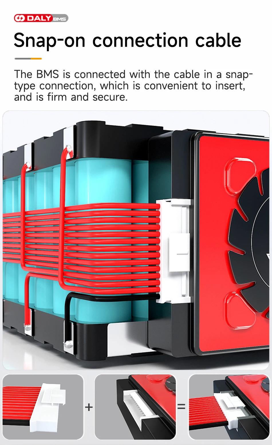 DALYBMS 20A 30A 60A For 4S12V Lifepo4 battery pack Li-ion 7S 24V 10S 36V Protect charge and discharge with passive balancer - MANDOTOS