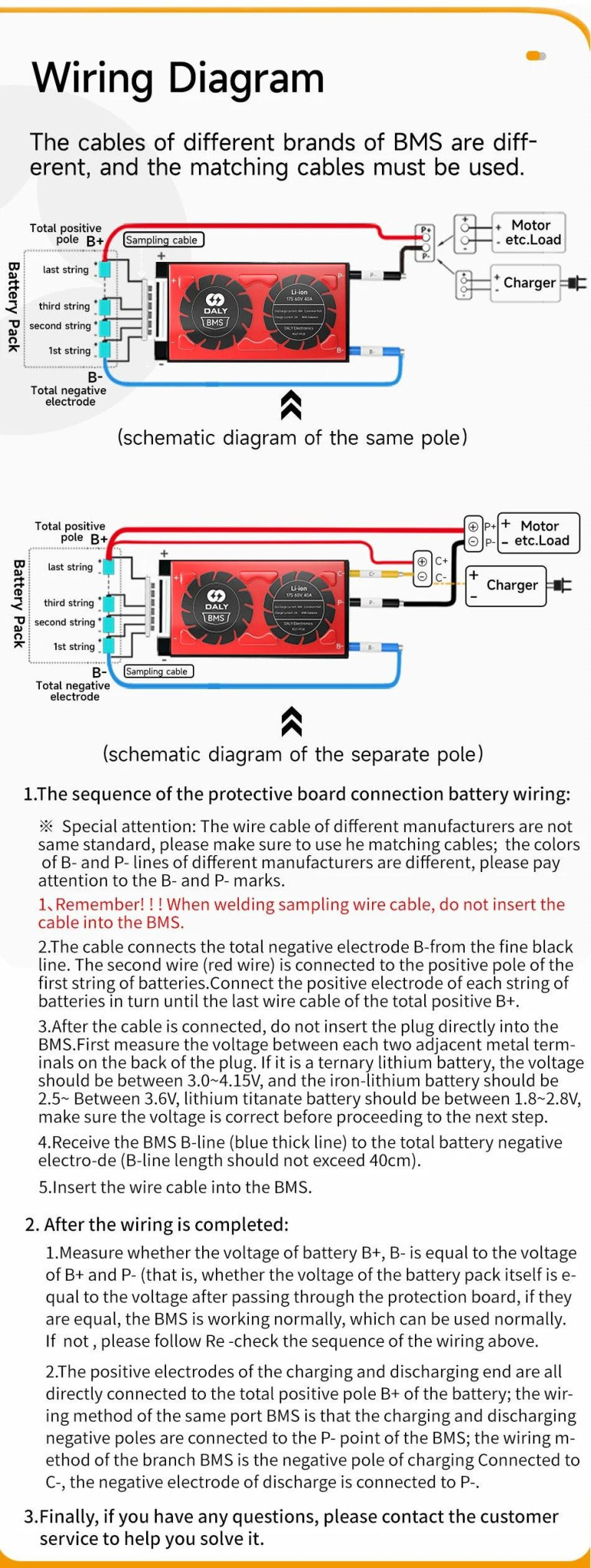 DALYBMS 20A 30A 60A For 4S12V Lifepo4 battery pack Li-ion 7S 24V 10S 36V Protect charge and discharge with passive balancer - MANDOTOS