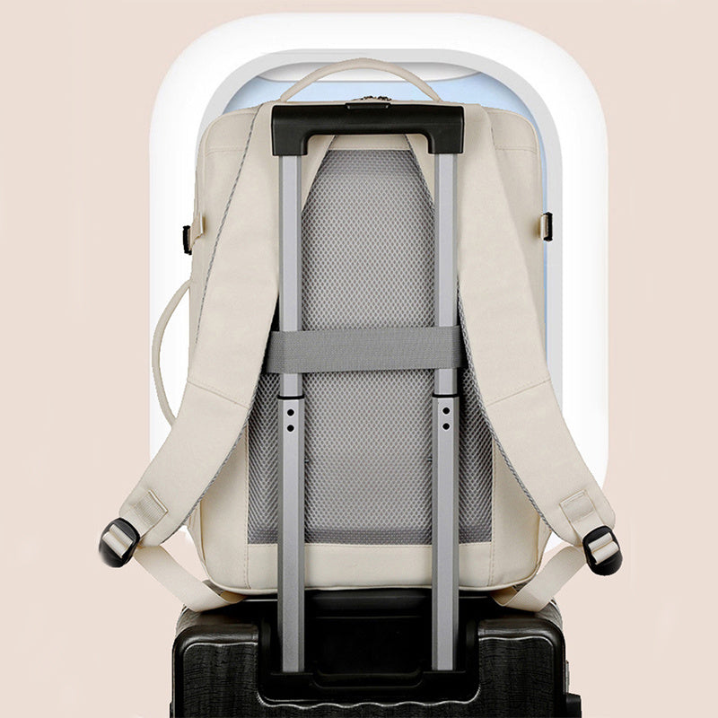 Large Capacity Backpack For Women Men Multiple Pockets And Zippers Versatile Computer Bags Business Travel Backpack - MANDOTOS