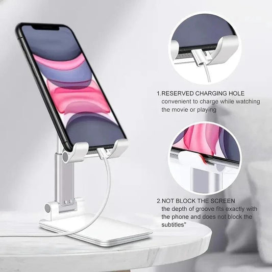 Desk Mobile Phone Holder Stand For IPhone IPad Xiaomi Adjustable Desktop Tablet Holder Universal Table Cell Phone Stand - MANDOTOS